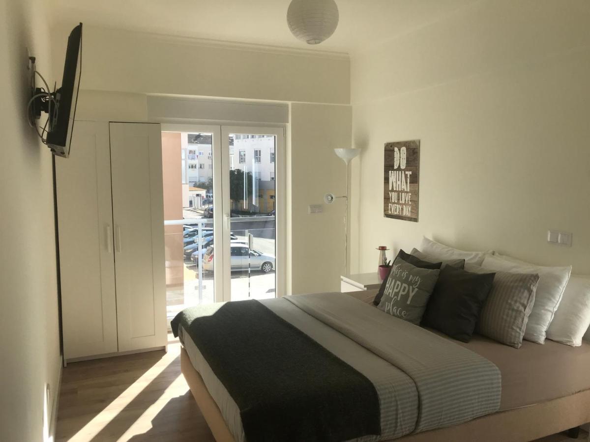 Modern Double Room With Private Balcony Montijo Eksteriør bilde